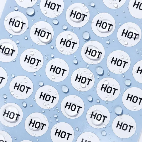 주문제작 메뉴스티커 배달스티커 리뷰스티커 원형 미니(1080개)