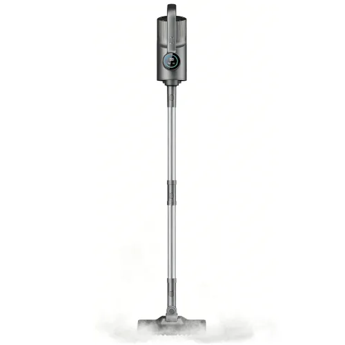 Voltmate 최신형 LED 스팀청소기 디스플레이 고압 살균 스팀청소기, 그레이