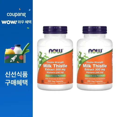 나우푸드 실리마린 밀크 시슬 추출물 300mg 베지 캡슐