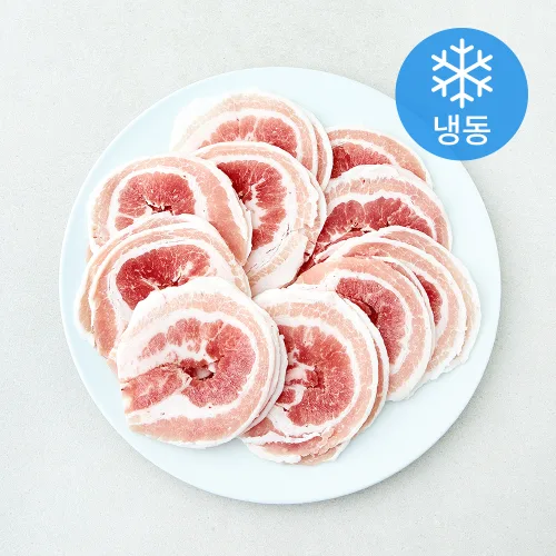 스페인산 듀록 대패 꽃삼겹살 (냉동), 1개, 500g