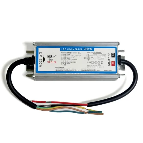 SMPS DC24V 200W JD 전원공급장치 LED용 방수 조명기구용 컨버터 파워써플라이 24V200W, 1개