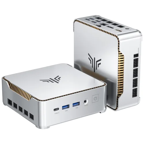 미니 PC AMD Ryzen R2544 소형 데스크탑 본체 윈도우11 프로, P2, WIN11 Pro, 512GB, 16GB, 은빛