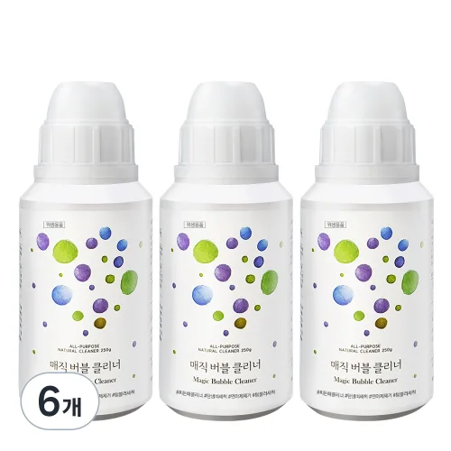 자연그램 매직 버블 클리너, 250g, 6개