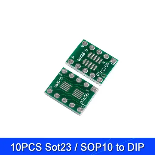 어댑터 PCB 회로 기판 키트, SMD QFP LQFP QFN FQFP 턴 투 딥 SOP MSOP TSSOP SOT23 8 10 14 16 20 24 28 S