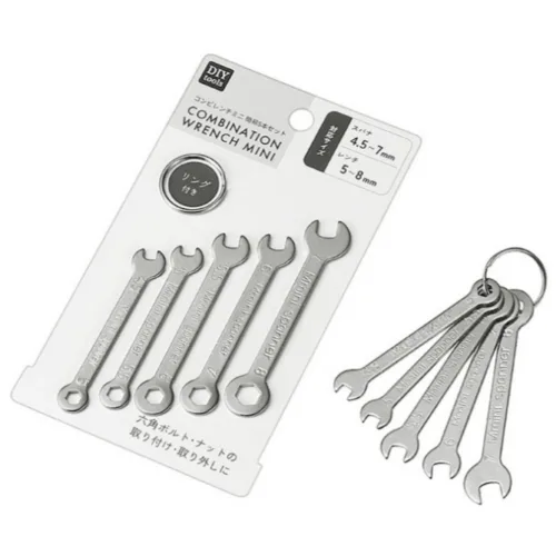 휴대용 미니 스패너 콤비렌치 5p, 1세트