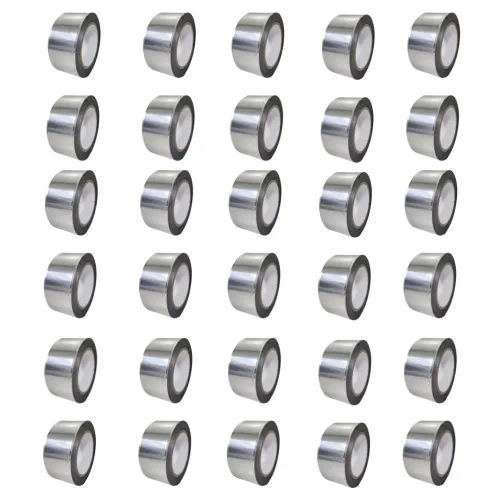 덕트몰 알루미늄 테이프 폭 50mm / 75mm X 길이 100M / 덕트 닥트 은박 싱크대 연통 단열용, 30개