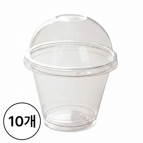 비즈쿡 투명 디저트컵, 1세트, 10개