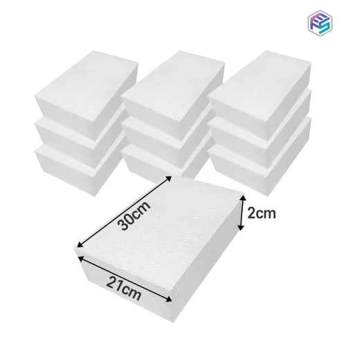 사각 스티로폼 A4 사이즈 30 x 21 x 2cm 10개, 10개