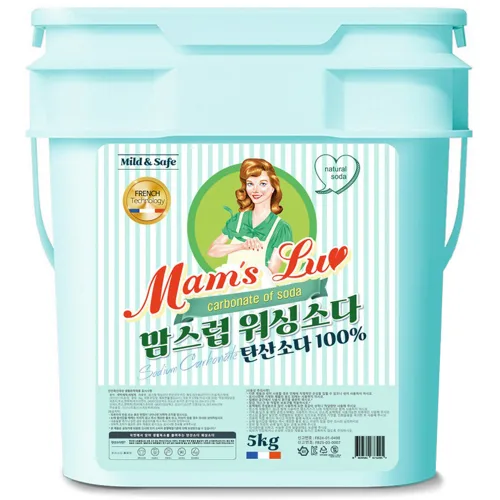 맘스럽 워싱소다 버킷100% 프리미엄 세탁세제 초강력 세탁보조제