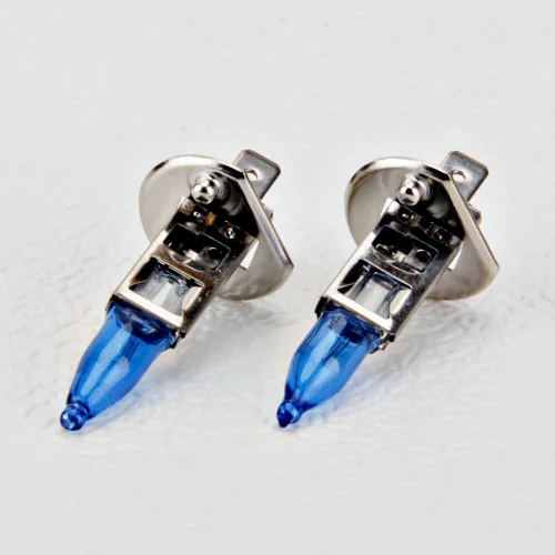 12V HOD 초고휘도 호리병전구 6000K 순백색 무발라스트 제논 할로겐 플러그앤플레이, 2개, H1
