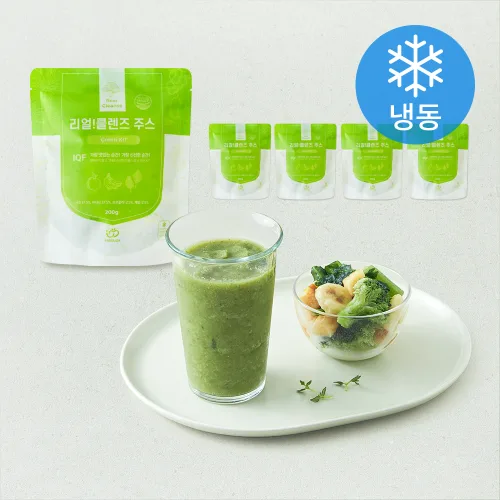 팜조아 리얼 클렌즈 주스 Green KIT 200g (냉동), 200g, 5개