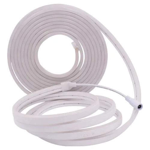 지아이비 DC12V LED 네온플렉스 간접 줄조명 6mm x 12 mm x 5m, 화이트, 1개