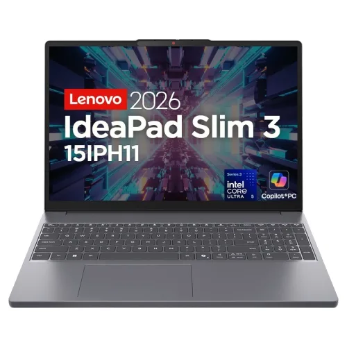레노버 2026 아이디어패드 슬림 3 15IPH111 코어Ultra5 인텔 14세대, Luna Grey, 83UR00EVKR, 512GB, 16GB, Free DOS