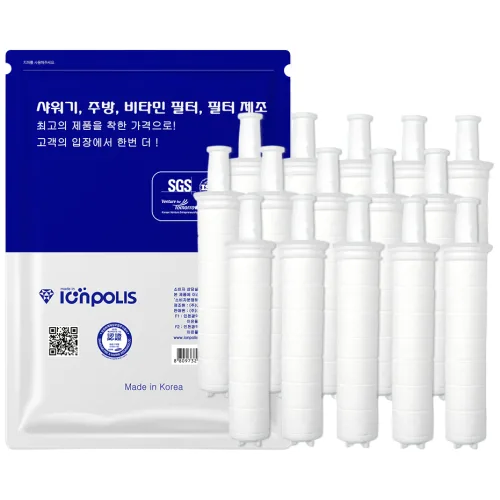 이온폴리스 베이직 듀얼 필터 샤워기, 1개, 단일