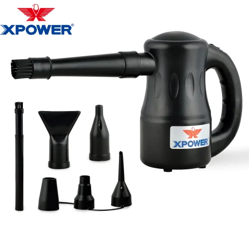 XPOWER A2 Pro 미니 공기 살포기 애완 동물 건조기 송풍기 먼지를 날리는 진공 공기 송풍기 다용도 전기 컴퓨터 깨끗한 전동 공구