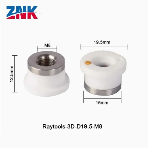 ZNK 레이저 세라믹 링 Precitec Raytools 섬유 레이저 깍지 커넥터 거치대 부품 Precitec 2.0 3D D21.4 D41