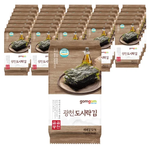 곰곰 광천 도시락김, 5g, 32개