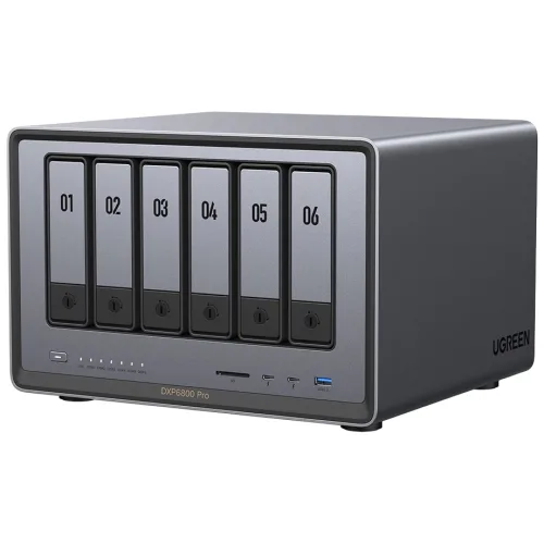 UGREEN NAS 유그린 DXP6800Pro 6베이 나스 IronWolf Pro 196TB(32TBx6), DXP6800 Pro