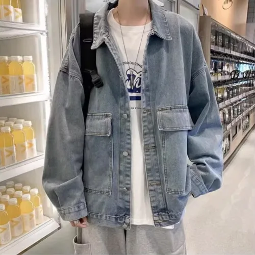 킹앤조이 타로스 빅포켓 루즈핏 데님 자켓