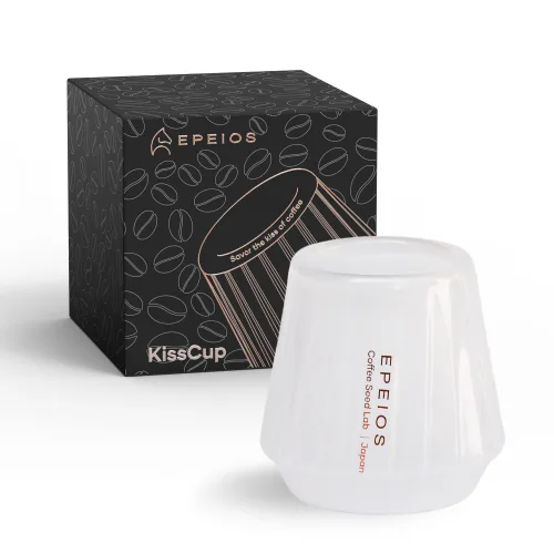 EPEIOS 에페이오스 테이스팅잔 키스컵 에스프레소 샷잔 + 기프트박스, 1세트, 문라이트 화이트