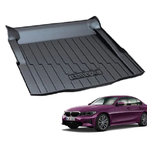 리얼핏 3D 논슬립 TPE 트렁크매트, 카본블랙, BMW 3시리즈 G20 2019년~현재