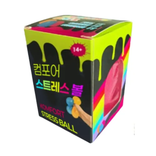 컴포어 스트레스볼 말랑이 클레이, 핑크, 260g, 1개
