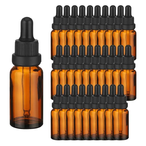 향수용기 블랙 잠금캡 스포이드 브라운 공병 20ml 30개, 30개
