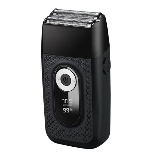 MOKIN 미니 충전식 전기면도기 여행용 방수 세트 led 잔량표시 YH-66, 검은색, YH-66