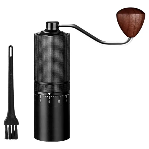 칼딘 정밀 핸드밀 프리미엄 원두 분쇄기 커피 그라인더, 30ml, 블랙, 1개