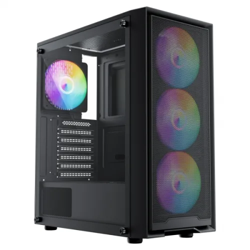 [주식회사 투민시스템] TA200 AIR1 RGB 강화유리 [미들타워] [블랙]