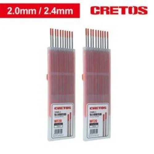 텅스텐봉 (10개) WT-20 토륨(적색) 크레토스 2.0~2.4mm, 2.4mm, 10개