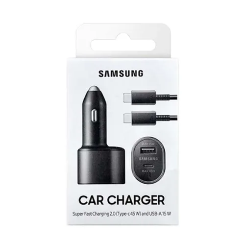 삼성전자 차량용 퀄컴 시거잭 USB 멀티 급속 듀얼 충전기 60W PD, EP-L5300, 2개, 블랙