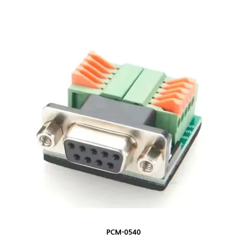 DB9 RS232 RS485 변환 커넥터 납땜 필요 없는 터미널 0393 0540 0541, 2개, PCM0540(Female 양면 체결)