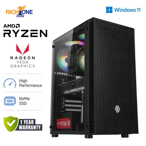 AMD 라이젠3 3200G 조립컴퓨터 사무용PC 가정용 업무용 데스크탑 윈도우11 본체