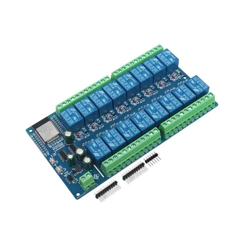 ESP32 홈 IoT 릴레이 모듈 16채널 개발보드, 1개, ESP32-Relay_X16
