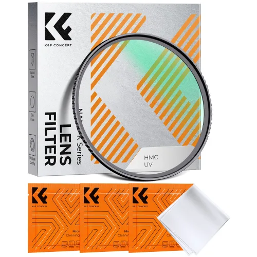 K&F CONCEPT Nano-Klear 슬림 다층 코팅 MCUV 필터, 1개, 58mm