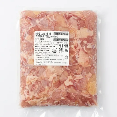 서준엄마네 조각정육 닭다리살 30사이즈, 1개, 2kg
