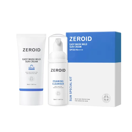 [제로이드] 이지 워시 마일드 선크림 기획세트 SPF30/PA++++ 50ml [무료배송], 1개, 50ml
