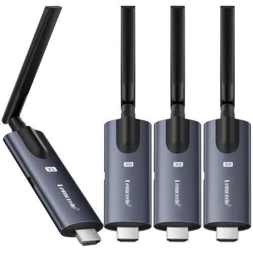 Lemorele HDMI 송신기 100-200미터 전송 거리 1 송신기는 4개의 수신기를 지원합니다, 1개, R1030