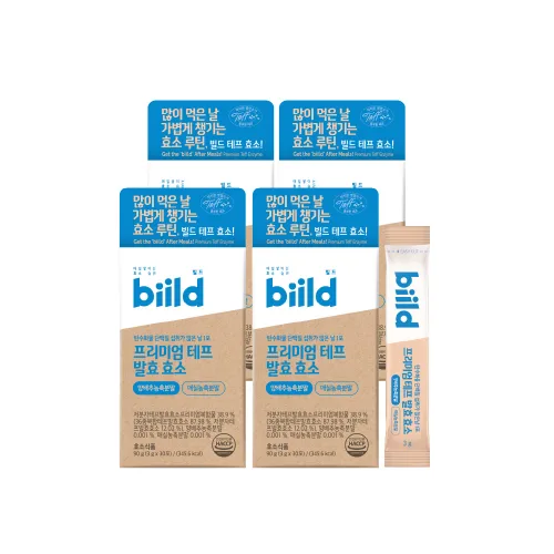 빌드 프리미엄 테프 발효효소, 30회분, 4개