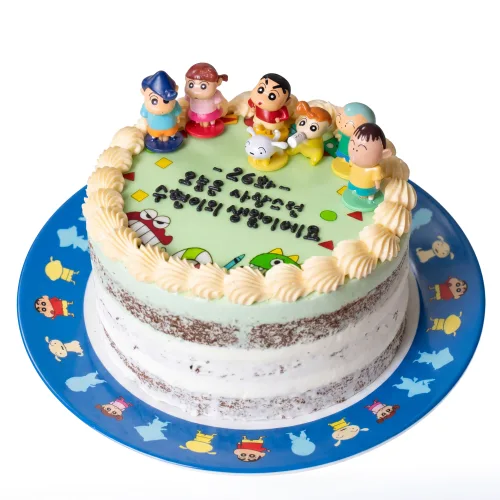 (평일 낮 12시전 주문 오늘출발) 케익팩토리 짱구케이크, 1개, 420g