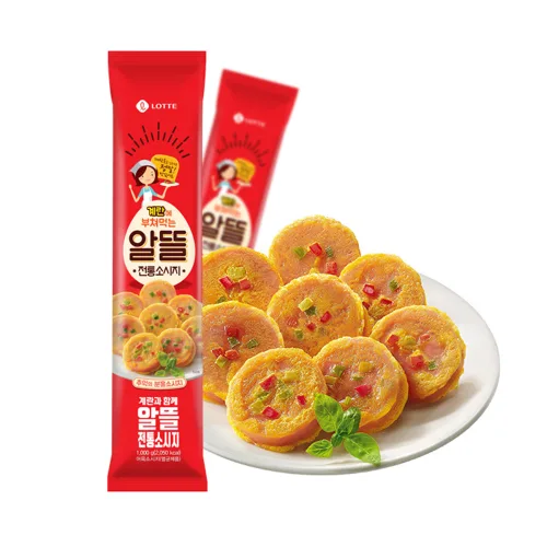 롯데햄 COOK 알뜰 전통소시지1000g(2입), 1kg, 2개