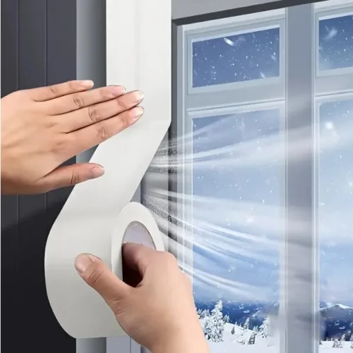 에버리즈 외풍차단 창문 문틈 바람막이 테이프 방풍 테이프, WHITE (10m*5cm)
