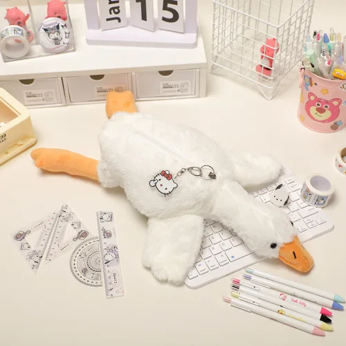 [당일출고] 동물 거위 오리 꽥꽥이 인형 필통 파우치