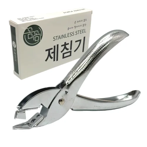 꼼꼼마미 스템플러 제침기 스틸, 1개