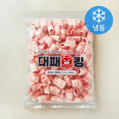[로켓프레시] 대패킹 진짜 정삼겹 대패삼겹살 (냉동)