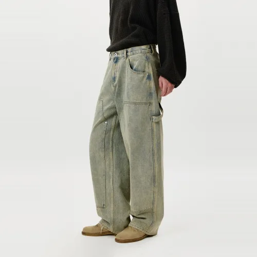 [노페이머스] Carpenter Washed Denim Jeans(WIDE BALLOON FIT)