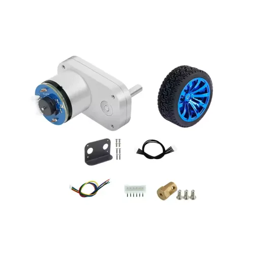 아두이노 RC카 바퀴휠 65mm 520 감속모터 엔코더 브라켓 커플링 세트 Yahboo, 1개, L-type 520 motor 세트