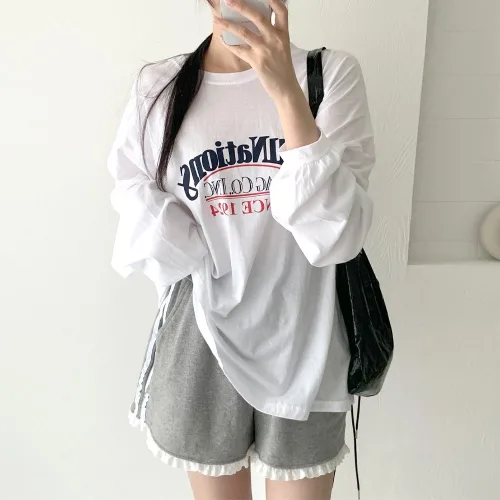 [순이] S.여성 살안타 여리여리 루즈핏 여름 긴팔티