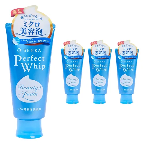 시세이도 센카 퍼펙트휩 클렌징폼, 120g, 4개
